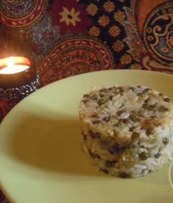 Riz aux lentilles, raisins secs et miel (Iran) riz-aux-lentilles-et-miel-iran