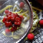 Effilochée de poireau aux framboises 5