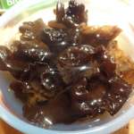 Vermicelles aux champignons noirs (Chine) 2