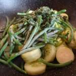 Poêlée de concombre et courgettes à la menthe 8