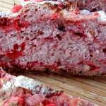 Pain girly facile au coulis, framboises et pralines 0
