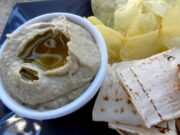 Mi-mi : caviar d’aubergine-houmous mi-mi
