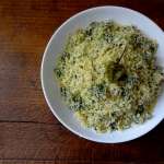 Couscous aux épinards