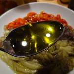 Salade d’aubergines, poivrons, oignons 10