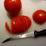 Salade aubergines et tomates 4