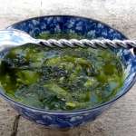Soupe rhubarbe épinards 0