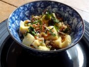 Polenta de pois chiche aux herbes – Tofu thoke (Birmanie) polenta-de-pois-chiche