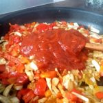 Curry de haricots rouges, chou et poivron 5