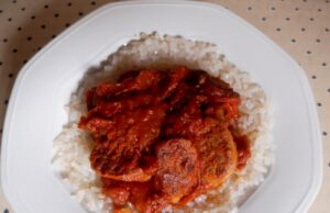 Rougail saucisse végétal (keto) nfd